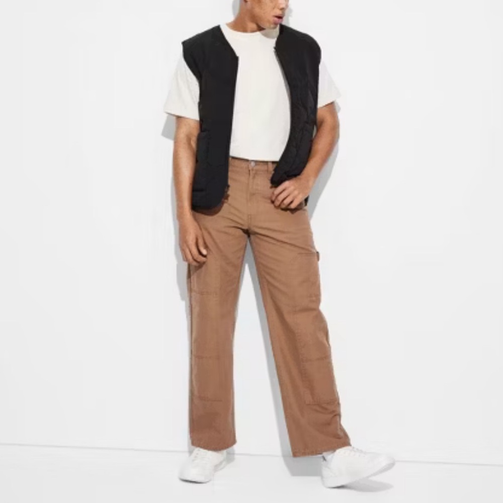 Men's Straight Leg Pull-On Carpenter Pants - Original Use Sz 32x32
